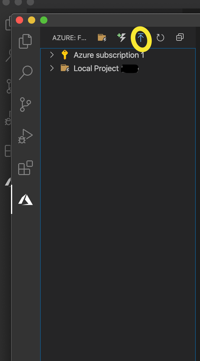 Deploy your local project to Azure!